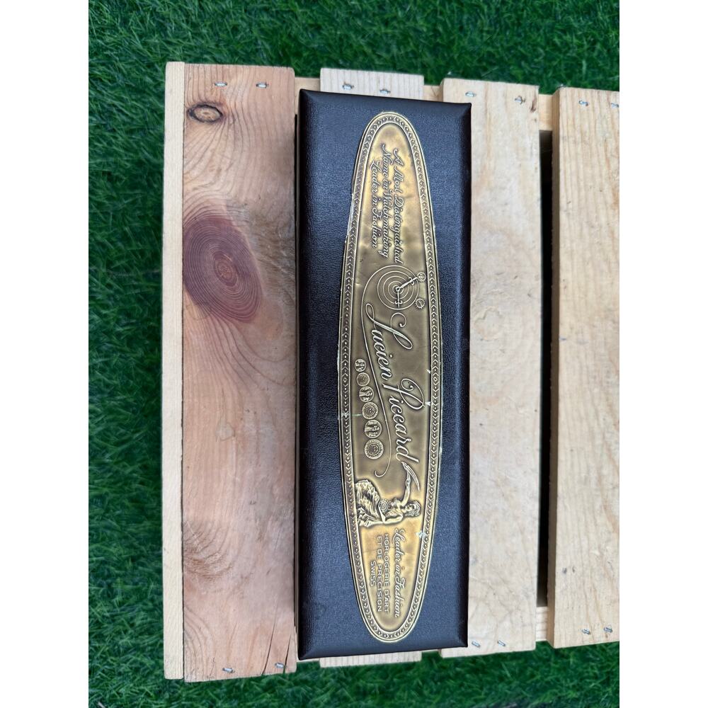 Vintage Lucien Picard Watch Presentation Box –AS-IS Condition-BOX ONLY